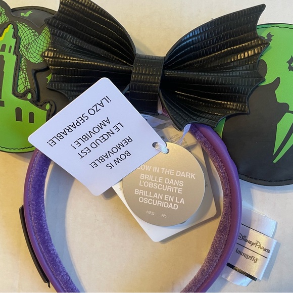 Disney x Loungefly Oogie Boogie bash glow in the dark mouse ears headband main image 7